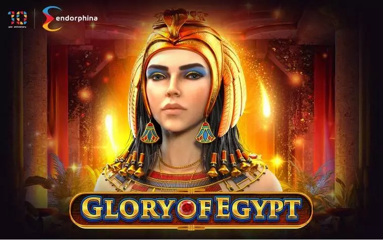  Logo at Glory of Egypt 5 Reel Mobile Real Slot created by Endorphina