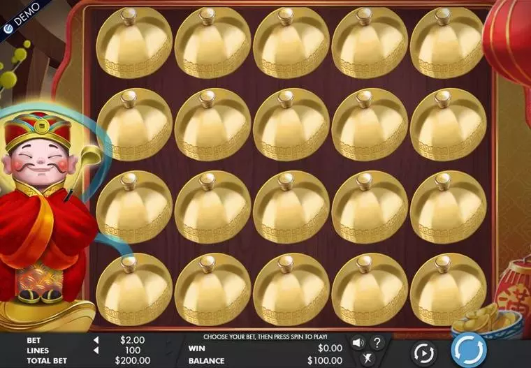  Main Screen Reels at God Of Cookery 5 Reel Mobile Real Slot created by Genesis