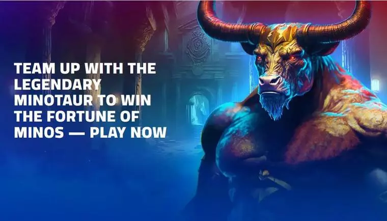  Introduction Screen at Gold of Minos 5 Reel Mobile Real Slot created by BGaming