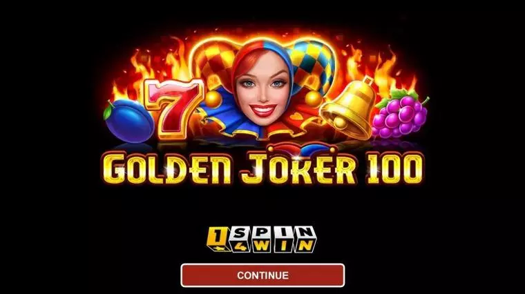  Introduction Screen at Golden Joker 100 Hold And Win 5 Reel Mobile Real Slot created by 