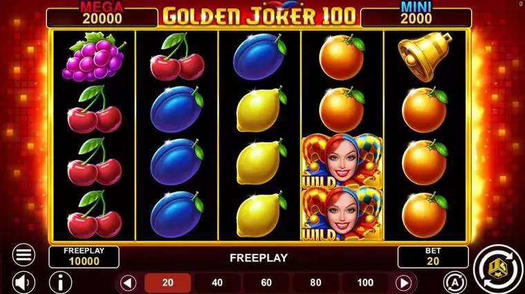  Main Screen Reels at Golden Joker 100 Hold And Win 5 Reel Mobile Real Slot created by 