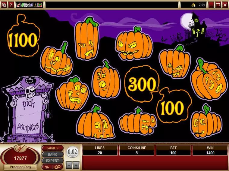  Bonus 1 at Halloweenies 5 Reel Mobile Real Slot created by Microgaming