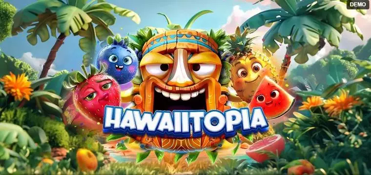  Introduction Screen at Hawaiitopia 7 Reel Mobile Real Slot created by Red Rake Gaming