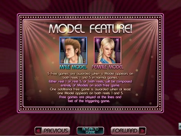  Info and Rules at High Fashion 5 Reel Mobile Real Slot created by RTG