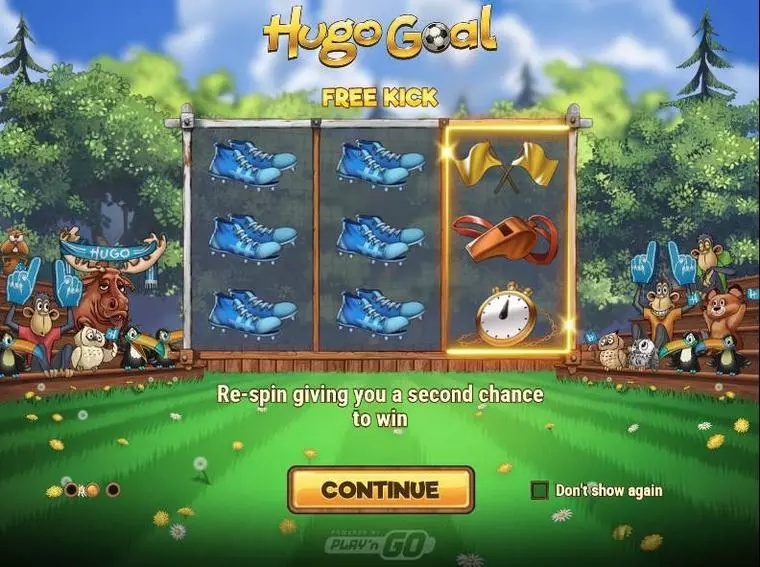  Info and Rules at Hugo Goal 3 Reel Mobile Real Slot created by Play'n GO