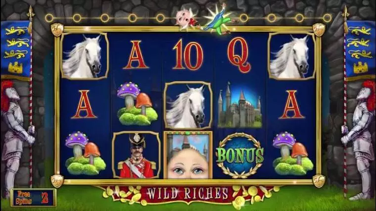  Main Screen Reels at Humpty Dumpty Wild Riches 6 Reel Mobile Real Slot created by 2 by 2 Gaming