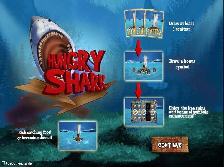  Info and Rules at Hungry Shark 5 Reel Mobile Real Slot created by Wazdan