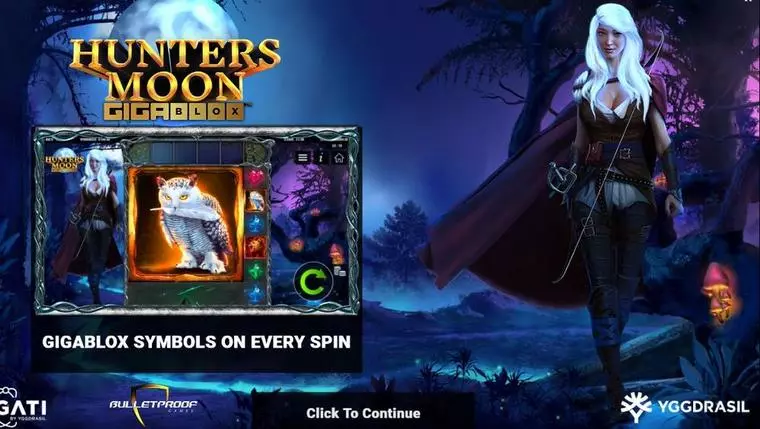  Free Spins Feature at Hunters Moon Gigablox 6 Reel Mobile Real Slot created by Bulletproof Games