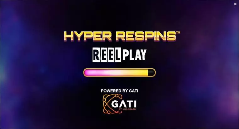 Introduction Screen at Hyper Respins 6 Reel Mobile Real Slot created by ReelPlay