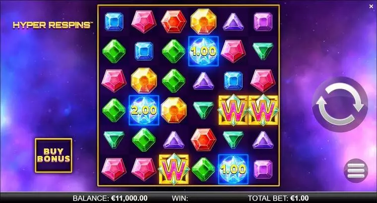  Main Screen Reels at Hyper Respins 6 Reel Mobile Real Slot created by ReelPlay