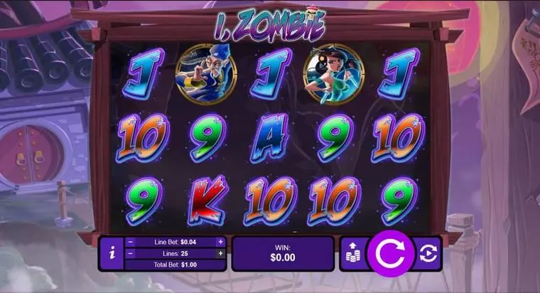  Main Screen Reels at I, Zombie 5 Reel Mobile Real Slot created by RTG