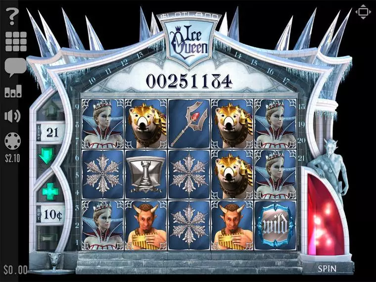  Main Screen Reels at Ice Queen 5 Reel Mobile Real Slot created by Slotland Software