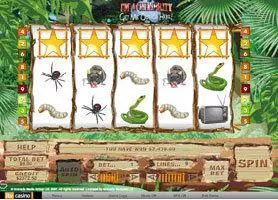  Main Screen Reels at I'm a Celebrity, Get Me Out Of Here 5 Reel Mobile Real Slot created by iGlobal Media