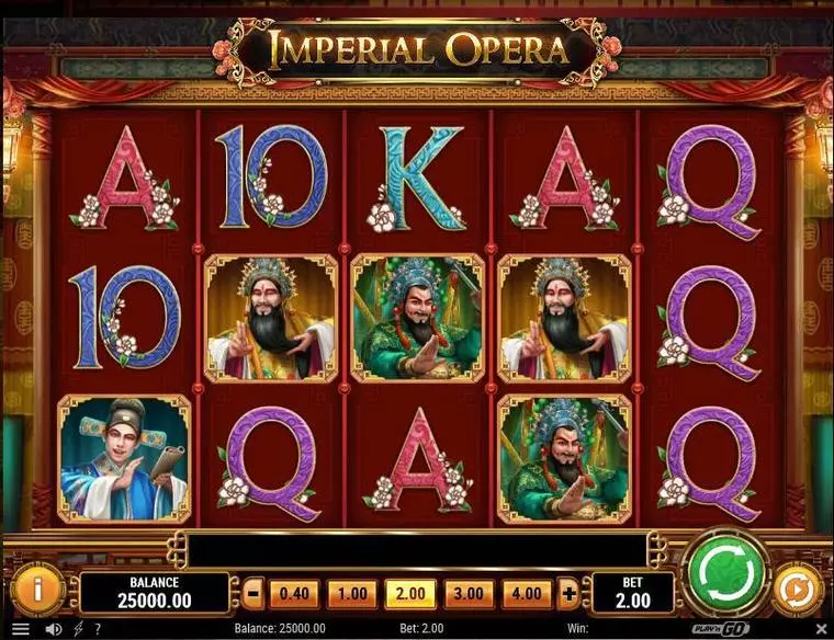  Main Screen Reels at Imperial Opera 5 Reel Mobile Real Slot created by Play'n GO