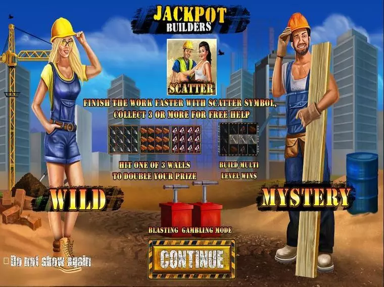 Info and Rules at Jackpot Builders 4 Reel Mobile Real Slot created by Wazdan