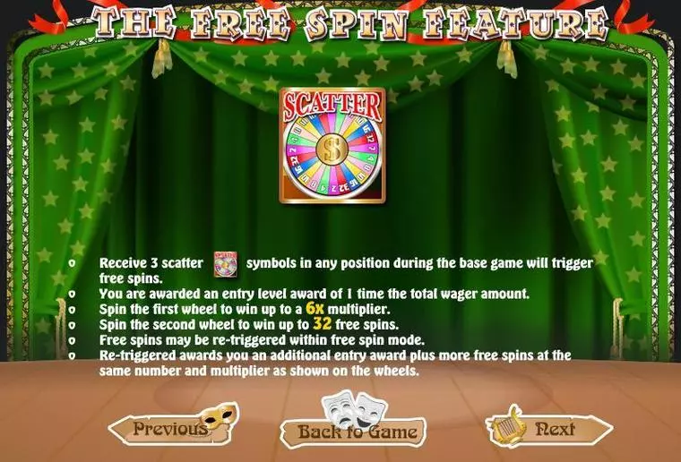  Info and Rules at Jester's Wild 5 Reel Mobile Real Slot created by WGS Technology