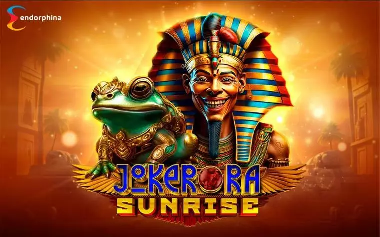  Introduction Screen at Joker Ra - Sunrise 5 Reel Mobile Real Slot created by Endorphina