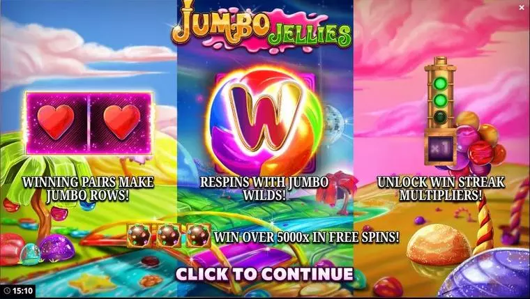 Info and Rules at Jumbo Jellies  6 Reel Mobile Real Slot created by Bang Bang Games