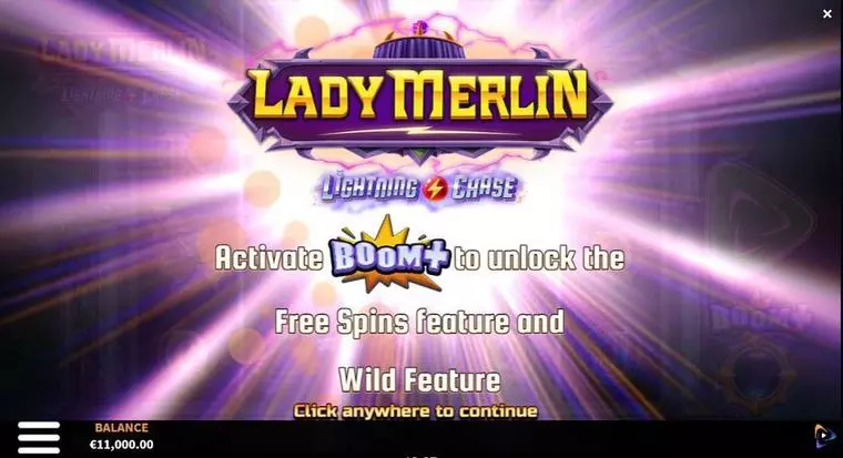  Info and Rules at Lady Merlin Lightning Chase 5 Reel Mobile Real Slot created by ReelPlay