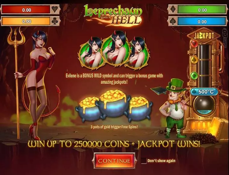  Info and Rules at Leprechaun goes to Hell 5 Reel Mobile Real Slot created by Play'n GO