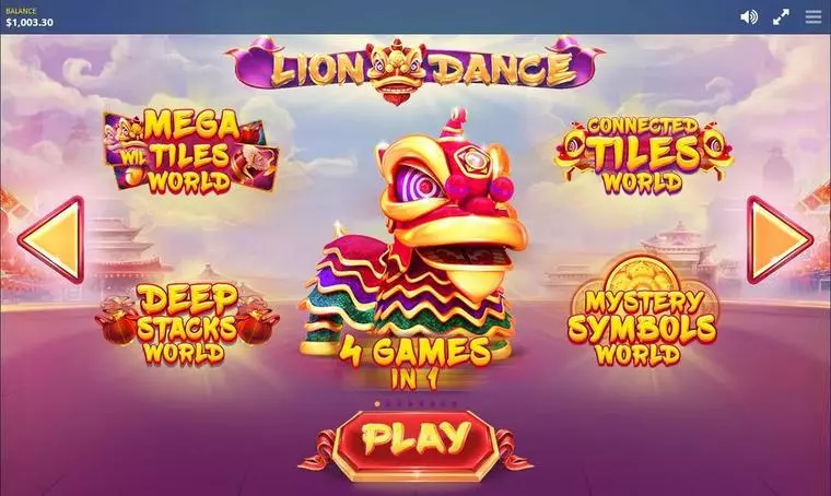  Info and Rules at Lion Dance 5 Reel Mobile Real Slot created by Red Tiger Gaming