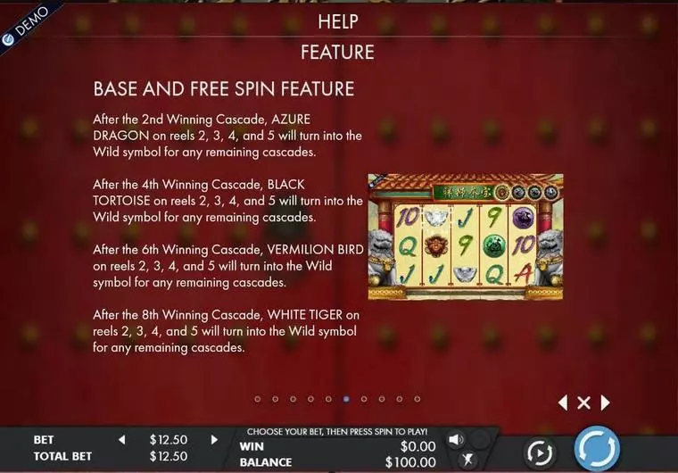  Bonus 2 at Lion's Fortune 5 Reel Mobile Real Slot created by Genesis