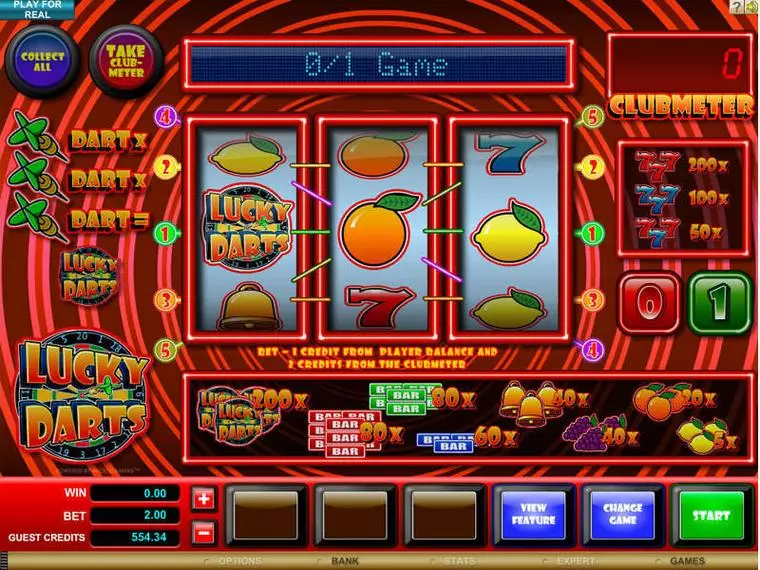  Bonus 2 at Lucky Darts 3 Reel Mobile Real Slot created by Microgaming