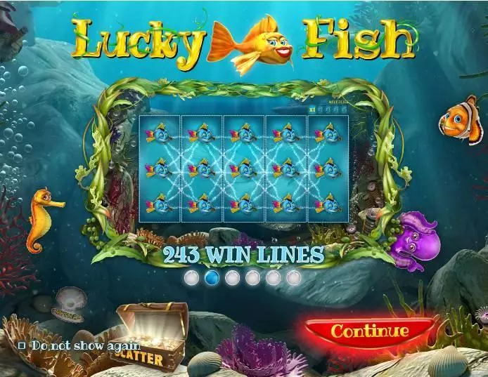  Info and Rules at Lucky Fish 5 Reel Mobile Real Slot created by Wazdan