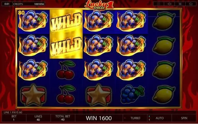  Winning Screenshot at Lucky Streak 1 5 Reel Mobile Real Slot created by Endorphina