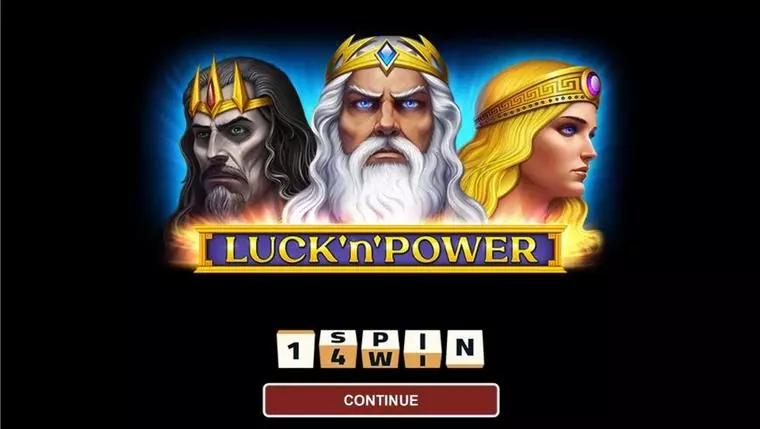  Introduction Screen at Luck’n’Power 5 Reel Mobile Real Slot created by 1Spin4Win