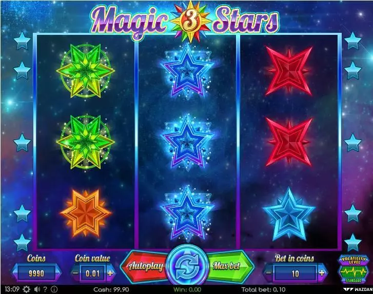  Main Screen Reels at Magic Stars 3 3 Reel Mobile Real Slot created by Wazdan