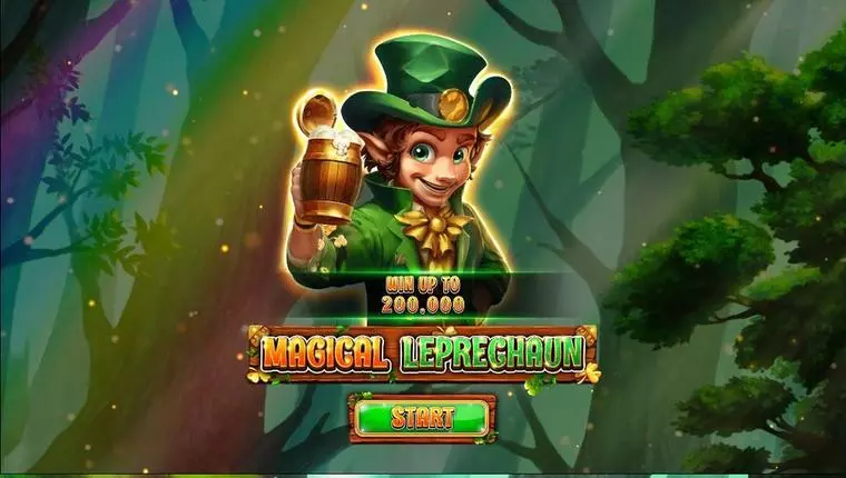  Introduction Screen at Magical Leprechaun 5 Reel Mobile Real Slot created by Spinomenal