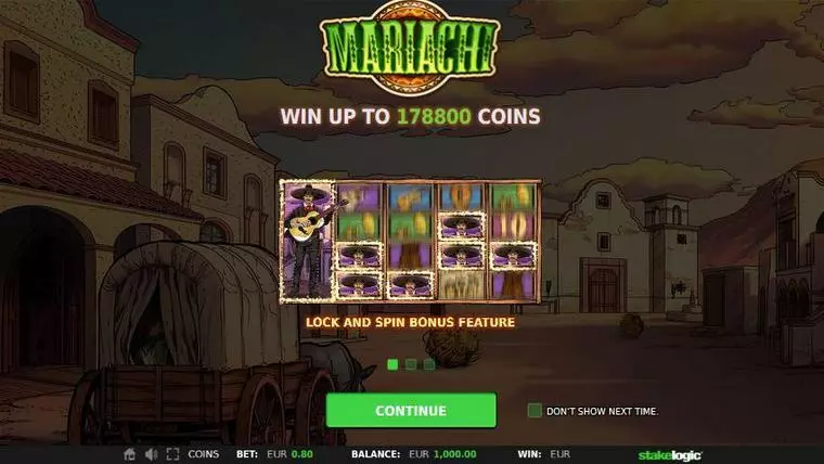  Info and Rules at Mariachi 5 Reel Mobile Real Slot created by StakeLogic
