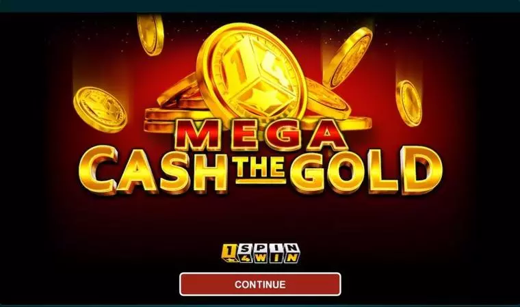  Introduction Screen at Mega Cash the Gold 5 Reel Mobile Real Slot created by 1Spin4Win