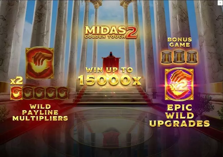  Info and Rules at Midas Golden Touch 2 5 Reel Mobile Real Slot created by Thunderkick