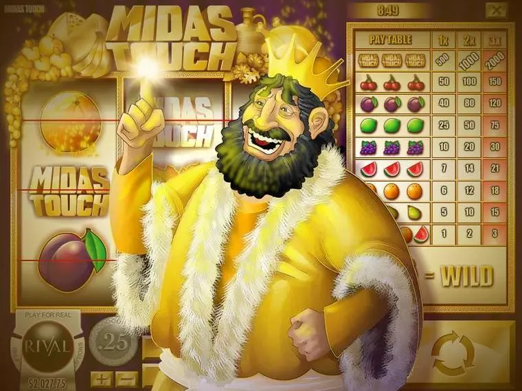  Winning Screenshot at Midas Touch 3 Reel Mobile Real Slot created by Rival