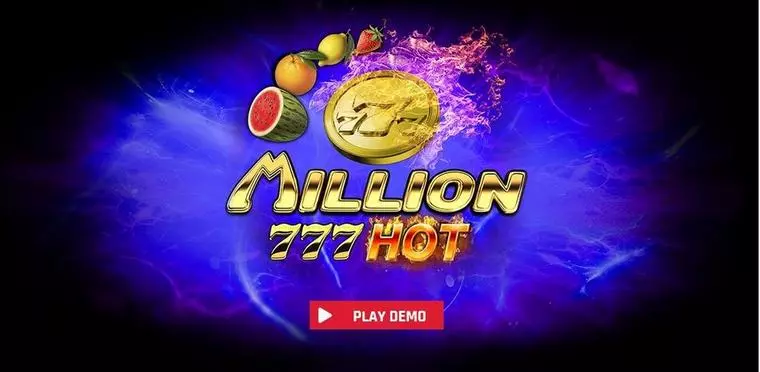  Introduction Screen at Million 777 Hot 6 Reel Mobile Real Slot created by Red Rake Gaming