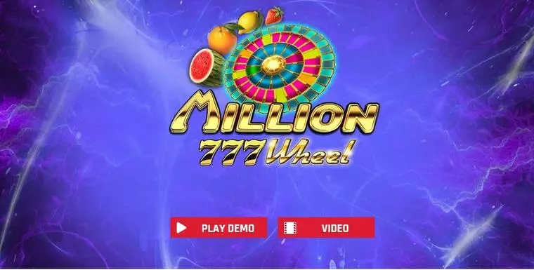  Introduction Screen at Million 777 Wheel  6 Reel Mobile Real Slot created by Red Rake Gaming