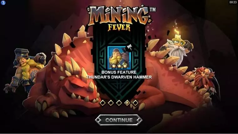  Info and Rules at Mining Fever 5 Reel Mobile Real Slot created by Microgaming