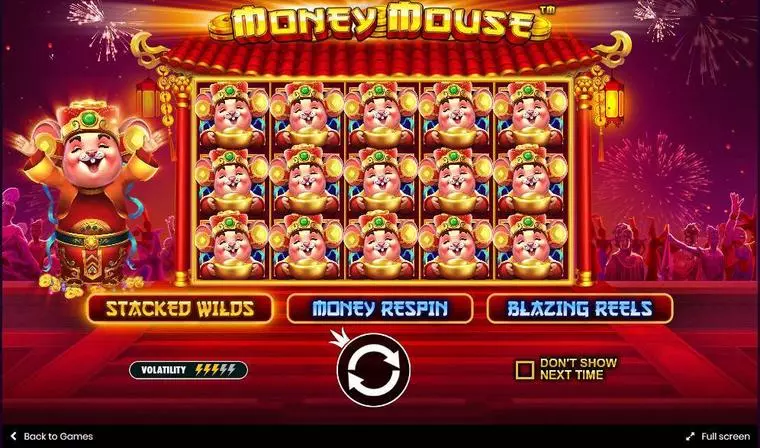  Info and Rules at Money Mouse 5 Reel Mobile Real Slot created by Pragmatic Play