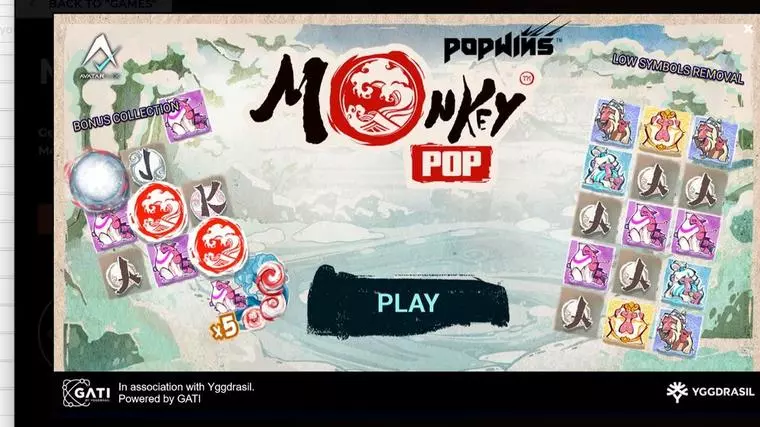  Info and Rules at MonkeyPop 6 Reel Mobile Real Slot created by AvatarUX