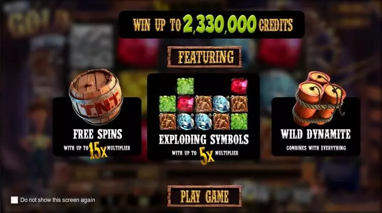  Info and Rules at More Gold Diggin' 5 Reel Mobile Real Slot created by BetSoft