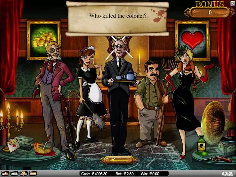  Bonus 1 at Mystery at the Mansion 5 Reel Mobile Real Slot created by NetEnt