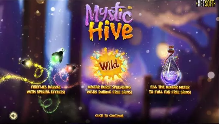  Info and Rules at Mystic Hive 5 Reel Mobile Real Slot created by BetSoft