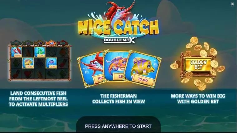  Info and Rules at Nice Catch DoubleMax 5 Reel Mobile Real Slot created by Yggdrasil