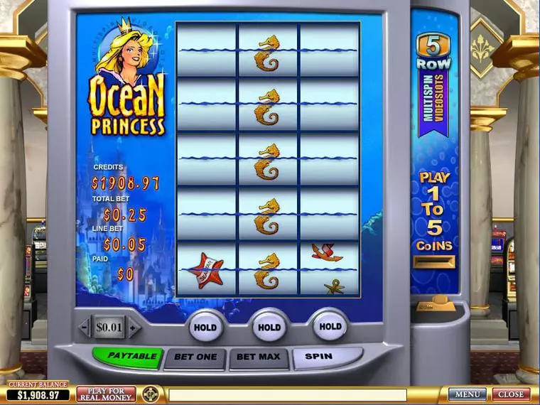  Bonus 1 at Ocean Princess 3 Reel Mobile Real Slot created by PlayTech