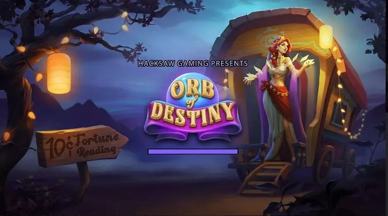  Introduction Screen at Orb of Destiny 6 Reel Mobile Real Slot created by Hacksaw Gaming