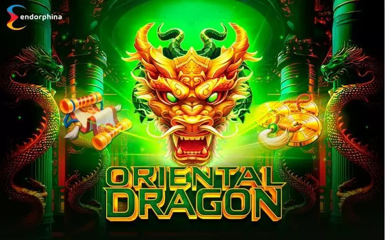  Introduction Screen at Oriental Dragon 5 Reel Mobile Real Slot created by Endorphina