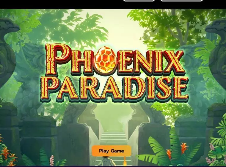  Logo at Phoenix Paradise 5 Reel Mobile Real Slot created by Thunderkick