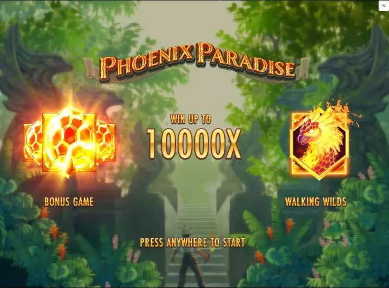  Info and Rules at Phoenix Paradise 5 Reel Mobile Real Slot created by Thunderkick